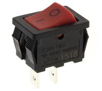 Interrupteur 2 cosses rouge de poignee pour Debroussailleuse