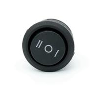 Interrupteur 3 broches 2 bascules 220 V 230 CC 5 12 24 Petit 10 A Fusée Noir Rouge à engrenage(Black 3 Positions,3pcs)