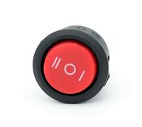 Interrupteur 3 broches 2 bascules 220 V 230 CC 5 12 24 Petit 10 A Fusée Noir Rouge à engrenage(Red 3 Positions,3pcs)