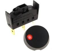 Interrupteur 3 cosses noir ss-200421 pour Cafetiere Moulinex Noir