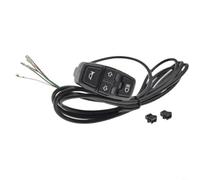 Interrupteur 3 en 1 pour guidon de vélo électrique pour klaxon, phare et clignotant, compatible avec scooter, moto, vélo électrique