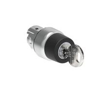 Interrupteur 3 positions 1-0-2 métal fi22mm avec platine LPSS330