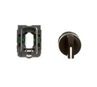 Interrupteur 3 positions bouton rotatif 22mm Harmony XB5 XB5AD33