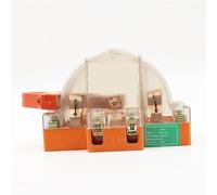 Interrupteur 3P63 Double jet avec voyant lumineux, Transparent, bidirectionnel, 1 pièce