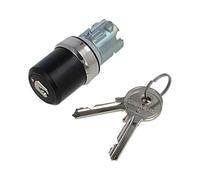 Siemens 3SU10505BF010AA0 3SU1050-5BF01-0AA0 Commutateur ollerette métal, finition brillante noir 1 x 90 ° décrochage par