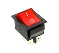 Interrupteur 4 cosses rouge 6855875990 - lave-linge