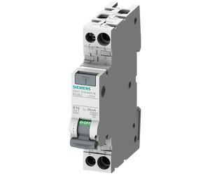 Interrupteur 5SV1 B16A/ 30MA/AC 1P+N 5SV1316-0KK16