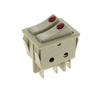DeLonghi Interrupteur 6 cosses double à voyants TRSW KH77 H19 H25 H29 KH590 TRN TRS pour radiateur