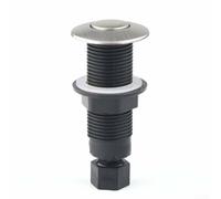 Interrupteur à air en acier inoxydable pour élimination des ordures - Bouton poussoir de rechange pour évier de cuisine - Interrupteur activé par air pour distributeur de déchets alimentaires et