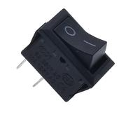 Interrupteur à bascule 10 pièces KCD1-101 interrupteur d'alimentation à bascule 6A250V 10A125V interrupteur à bouton SKPT 2 pieds 15*21mm interrupteur de commande marche/arrêt noir marche-arrêt interr