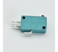 Interrupteur à bascule 2 pièces micro interrupteurs de fin course 16A 250V 125V NO + NC + COM 3 broches SPDT Micro interrupteur 28mm 52mm arc rouleau levier tactile vert(Kw7-0)