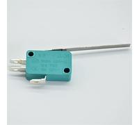 Interrupteur à bascule 2 pièces micro interrupteurs de fin de course 16A 250V 125V NO + NC + COM 3 broches SPDT Micro interrupteur 28mm 52mm arc rouleau levier interrupteur tactile vert(Kw7-9)