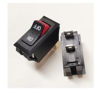 Interrupteur à bascule 2 pièces rouge 4 broches interrupteur à bascule PS21-16 interrupteur tactile électrique 250 V 15 A bouton poussoir marche/arrêt avec lumière 21 x 15 x 31 mm, 2115(10 pcs)