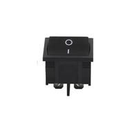 Interrupteur à bascule 2 pièces, verrouillage de verrouillage KCD5, interrupteurs à bouton-poussoir en plastique carrés 19x22mm 4/6 broches ON Off/164(Gold)