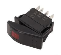 Interrupteur à bascule, 20 A ON-OFF-ON -Pin pour et générateurs, télécommande, construction ABS/cuivre à haute intensité, utilisation industrielle