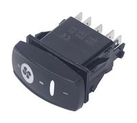 Interrupteur à bascule 2144695 compatible avec la chargeuse-pelleteuse Caterpillar CAT 414E 416E 420E 430E 432E 434E, interrupteur à bascule pour chargeuse-pelleteuse ABS,