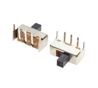 Interrupteur à bascule 3 broches 1P2T, aiguille coudée à 90 degrés, hauteur de la poignée 5 mm, 0,5 A 50 V, SS12F23 SS12F23VG5, 10 pièces