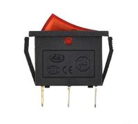 Interrupteur à bascule 3 broches style SPST On/Off - Type à clipser pour utilisation 15 A à 250 V ou 20 A à 125 V