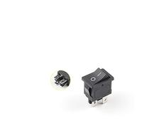 Interrupteur à bascule 5 PCS/LOT KCD1 4 broches 21*15mm interrupteur à bascule de voiture de bateau marche-arrêt 6A/250V AC 10A/125V AC avec interrupteur de lumière rouge bleu vert jaune interrupteur