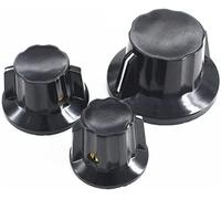 Interrupteur à bascule 5 pièces bouton de potentiomètre K18-1 K18-2 K18-3 Trou intérieur Bouton bakélite 6 mm KCZ KCT Bouton de commutateur de bande Éléments de résistance (couleur : K18-2)