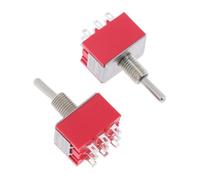 Interrupteur à bascule 5 pièces for 2 positions marche-arrêt 9 broches Description : Quantité : 5 pièces Valeur nominale : 250 V/2 A, 125 V/5 A Résistance : 200 m