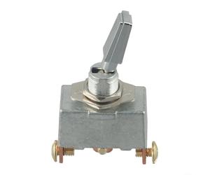 Interrupteur à bascule 50 A 12 V CC à trois positions pour véhicules de plaisance, finition chromée, commande marche/arrêt, usage général, couleur argent