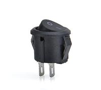 Interrupteur à bascule 50pcs 100 pcs/lot KCD1-105 2 broches 16mm SPST 250V 3A petit interrupteur électrique Snap-in ON Off Position de l'interrupteur à bascule interrupteur industriel (Color : 50 Pie