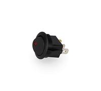 Interrupteur à bascule 6,5 A 250 V avec témoin lumineux. Idéal pour contrôler l'éclairage de manière simple. Emballage sûr. Efficace et élégant en un seul article