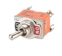 Interrupteur à bascule à bascule, 2 pièces, Contact argent, broche en cuivre E-TEN 1321 1221 1322 1021 1122 1121 ON-OFF ON-OFF-ON 2 4 6 bornes(E-TEN 1321)