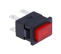 Interrupteur à bascule à verrouillage automatique, 16 A, 250 V, 4 broches, bouton-poussoir marche/arrêt, avec lumière, PS21-16, interrupteur tactile for chauffage électrique