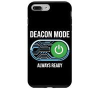 Interrupteur à Bascule Amusant en Mode diacre Always Rdy Christian Church Coque pour iPhone 7 Plus/8 Plus