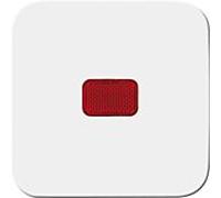 Interrupteur à bascule Busch-Jaeger avec capuchon rouge pour interrupteur/bouton-poussoir, 2CKA001731A0900 2509-214, 1 voie, blanc alpin - Reflex SI