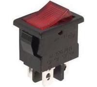 Interrupteur À Bascule De Puissance 5A-250V Spst Marche-Arrêt - Avec Lampe Néon Rouge