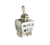 Interrupteur à bascule DPDT On-Off-On Apem 649H/2
