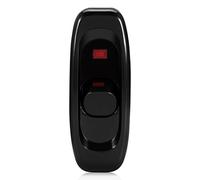 Interrupteur à Bascule Inline On/Off AC 250V 10A, Noir, Plastique, 7 x 2,3 x 1,8 cm, avec Indicateur pour Lampe de Bureau