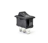Interrupteur à bascule, interrupteurs industriels Kcd1 21 * 15 mm SPST 3 broches 6 A 250 V marche/arrêt encliquetable Pieds en cuivre x Interrupteurs de commande(5 piece)