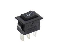 Interrupteur à bascule KCD11, mini-bouton-poussoir ON-OFF/ON-OFF-ON, 2 broches/3 broches, 3 A 250 V CA / 6 A 125 V CA, 10 x 15 mm, 5/10 pièces(3pin ON-OFF-ON,5PCS)