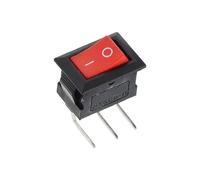 Interrupteur à bascule KCD11, mini-bouton-poussoir ON-OFF/ON-OFF-ON, 2 broches/3 broches, 3 A 250 V CA / 6 A 125 V CA, 10 x 15 mm, 5/10 pièces(3Pin L-type Red,5PCS)