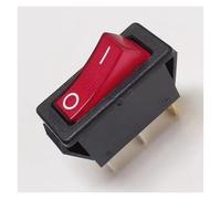 Interrupteur à bascule Kcd2 1 pièce Interrupteur à bascule Interrupteur d'allumage 3 positions 6 Équipement électrique avec interrupteur de lumière 16 A 250 V / 20 A 125 V (noir rouge clair)