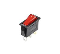 Interrupteur à bascule KCD3, 2 positions, 3 broches, marche/arrêt, équipement électrique, avec lumière, 16 A, 250 V/20 A, 125 V CA(Red light 800W)