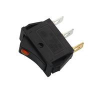 Interrupteur à bascule KCD3 ON-OFF 3 broches avec voyant lumineux rouge, bleu, vert et jaune for voiture, 16 A, 250 V CA(Yellow)