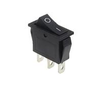Interrupteur à bascule KCD3 ON-OFF ON-OFF-ON 2 broches 3 broches avec alimentation d'éclairage 16 A 250 V CA/20 A 125 V CA 1/5 pièces(3PIN Black,5PCS)