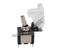 Interrupteur à bascule LED -07D avec couvercle de protection, 12 V 20 A On/Off pour feux de brouillard de voiture, interrupteur à bouton étanche, rouge, jaune, bleu, vert, blanc en option (couvercle