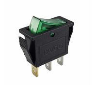 Interrupteur à bascule - LEVSEB - LEVSEB - 12V 16A - LED témoin marche/arrêt - Montage snap-in 6 3 mm