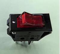 Interrupteur à bascule lumineux 10 A 125 V AC, interrupteur d'alimentation éclairé SPST ON/OFF à 3 broches avec lentille, interrupteur de remplacement d'appareil noir, 1 paquet