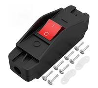Interrupteur à bascule marche/arrêt robuste 30 A 250 V/120 V CA DPST 4 broches KCD2 Interrupteur d'alimentation en ligne LED rouge LTRAJUYNH