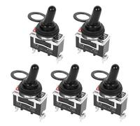 Interrupteur à bascule marche/arrêt SPST 15 A 250 V CA - Lot de 5 pour applications automobiles et marines