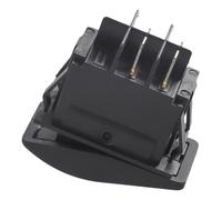 Interrupteur à bascule marin 4 broches SPST ON-OFF avec indicateur LED, étanchéité IP66 20 A 12 VDC pour bateaux, camping-cars, camions, VTT, UTV, SUV et Off (220 V, vert)