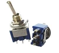 Interrupteur à bascule Miniature SPDT DPDT ON-OFF-ON ON-ON 125VAC 6A MTS-102 103 202 interrupteur à bascule(MTS-103,5 pieces)