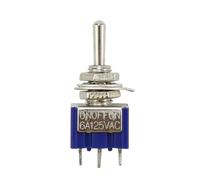 Interrupteur à bascule miniature unipolaire bidirectionnel SPDT ON-OFF-ON ON-ON 120 V CA 6 A 1/4 po montage MTS-102 103 202 5/10 pièces(103,10pcs)